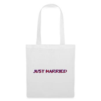 LOVE. COUPLE. JUST MARRIED. bachelorette party. SAINT VALENTINE. - Tote Bag - white - Front