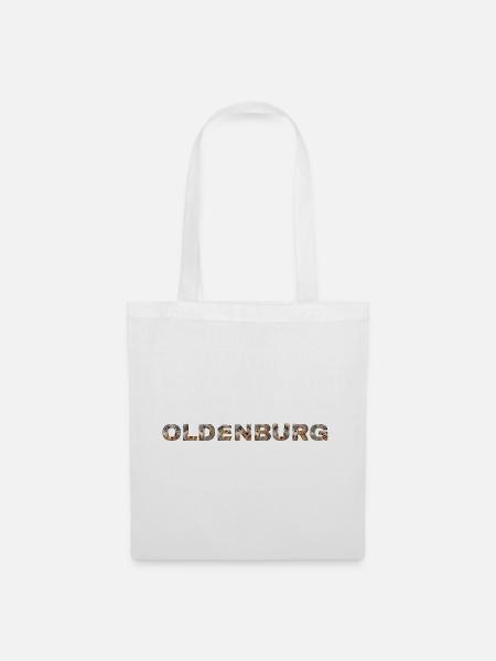 Oldenburg Hund - Stoffbeutel - Weiß