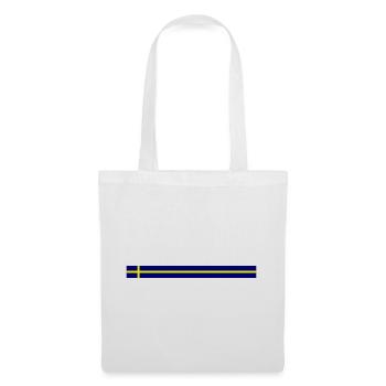 Schweden Flagge Symbol - Stoffbeutel - Weiß - Vorne