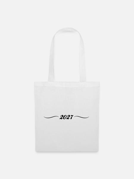 2027 Ornament - Stoffbeutel - Weiß