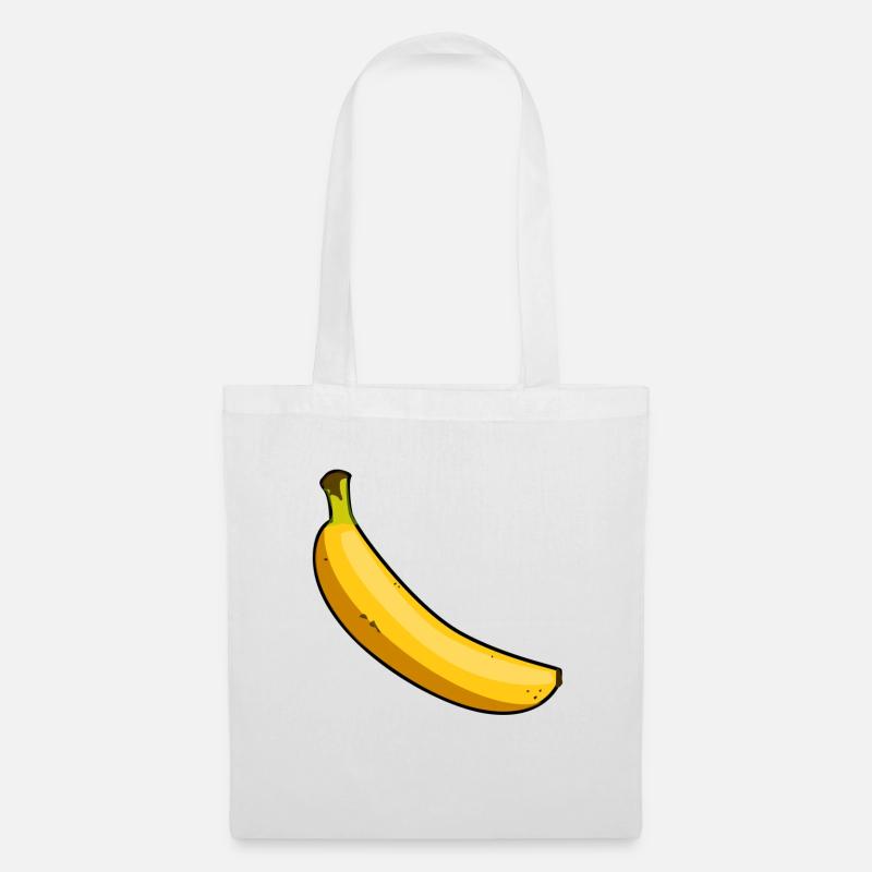 Banane Banana - Stoffbeutel - Weiß