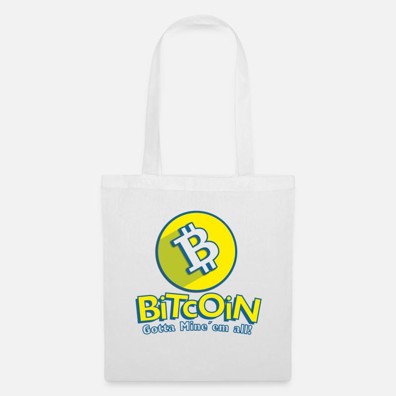 Bitcoin Mine'em All - Tote Bag - white