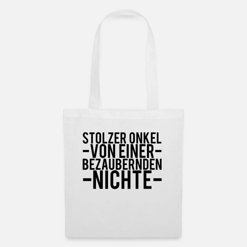 Onkel - Stoffbeutel - Weiß
