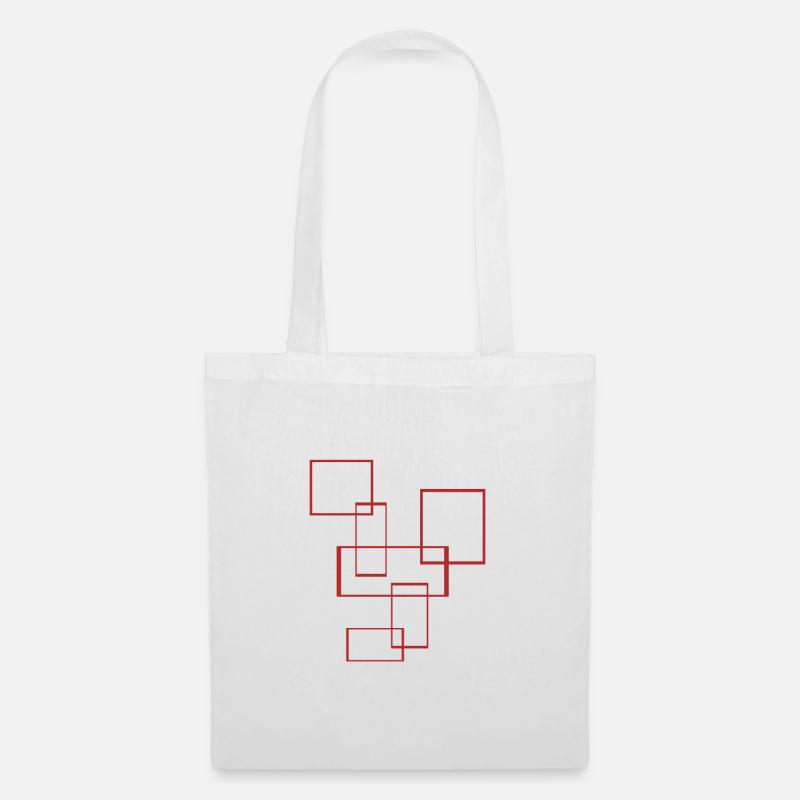rectangles - Tote Bag - white