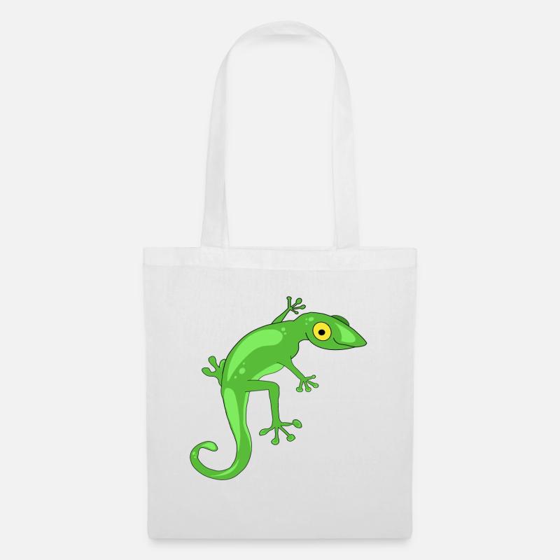 lizard - Tote Bag - white