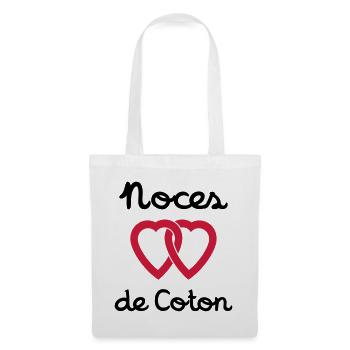 Noces de Coton - Sac en tissu - blanc - Devant