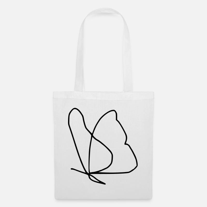 Butterfly - Tote Bag - white