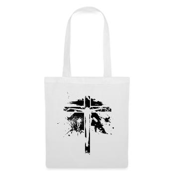 Jesus cross - Christian - Tote Bag - white - Front