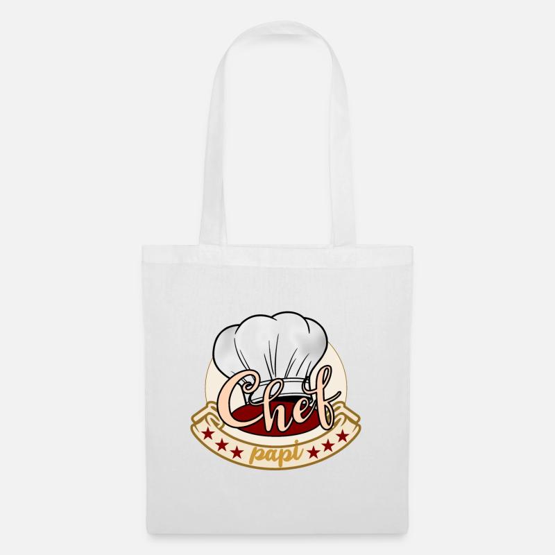 Chef cuisinier papi - Sac en tissu - blanc