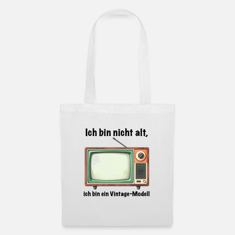 Ich bin nicht alt - Stoffbeutel - Weiß