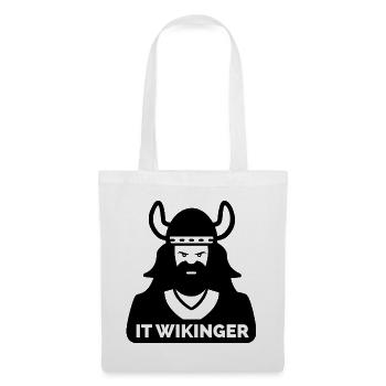 IT Wikinger: Tech Nordic Viking - Stoffbeutel - Weiß - Vorne