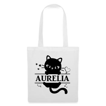 Aurelia t-shirt cat gift idea - Tote Bag - white - Front