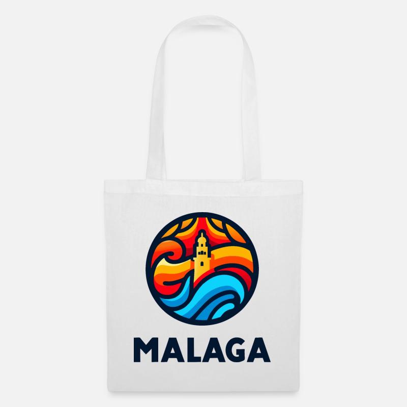 Málaga 3 - Stoffbeutel - Weiß