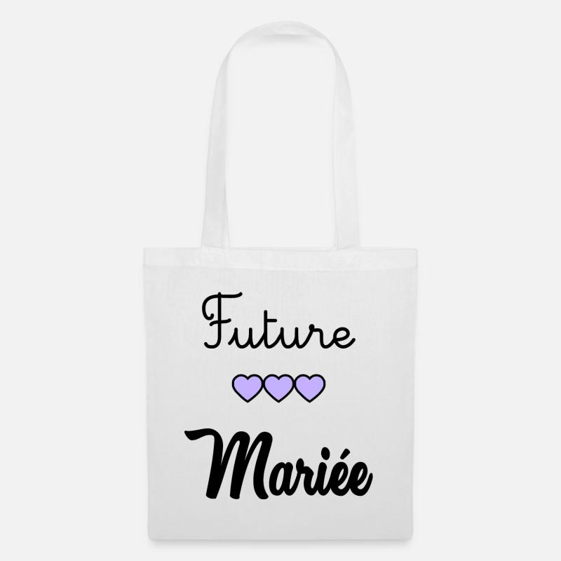 FUTURE MARIEE. EVJF. MARIEE. TEAM. TEAM MARIEE - Sac en tissu - blanc