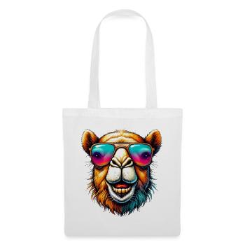 Chameau - Sac en tissu - blanc - Devant