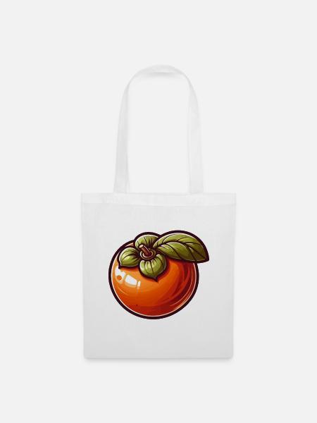 Khaki Cartoon Leuchten Orange - Stoffbeutel - Weiß