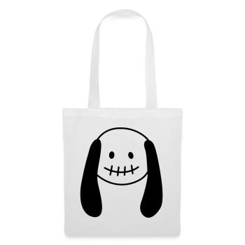 Poupée zombie – Mignon et effrayant combinés - Sac en tissu - blanc - Devant