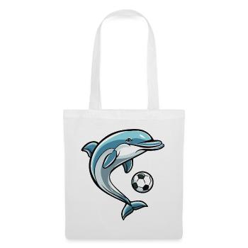 Dolphin Football - Tote Bag - white - Front