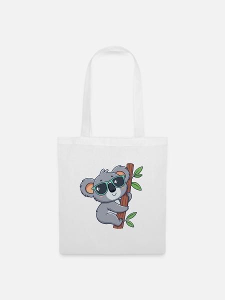 Koala Trendy Sonnenbrille - Stoffbeutel - Weiß