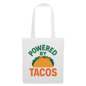 Powered by Tacos - Tote Bag - white - Front