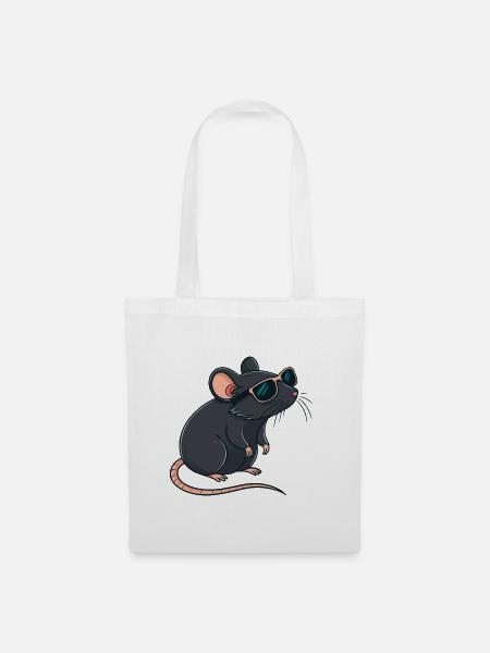 Rat Chic Sonnenbrille - Stoffbeutel - Weiß