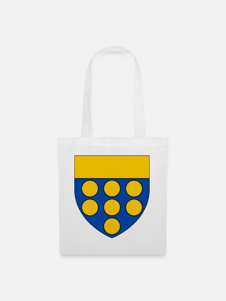 Wappen von Brie - Stoffbeutel - Weiß