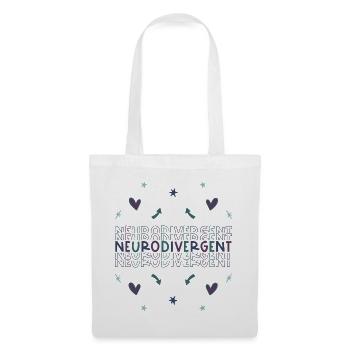 Neurodivergent - Autism Adhd Autismus Adhs - Tote Bag - white - Front