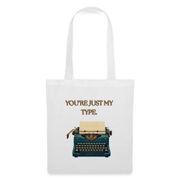 Tu es juste mon genre - Sac en tissu - blanc - Devant