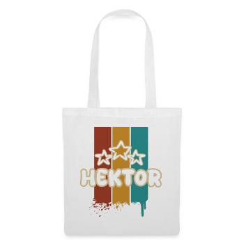 Hektor als Geschenkidee - Stoffbeutel - Weiß - Vorne