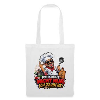 Kochzauberer – Mehr als Kochen - Stoffbeutel - Weiß - Vorne
