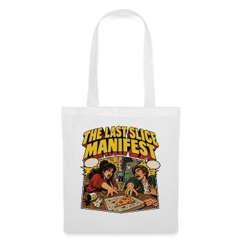 The Last Slice Manifest – Pizza-Comic - Stoffbeutel - Weiß - Vorne
