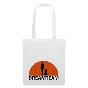 DREAM TEAM - Sac en tissu - blanc - Devant