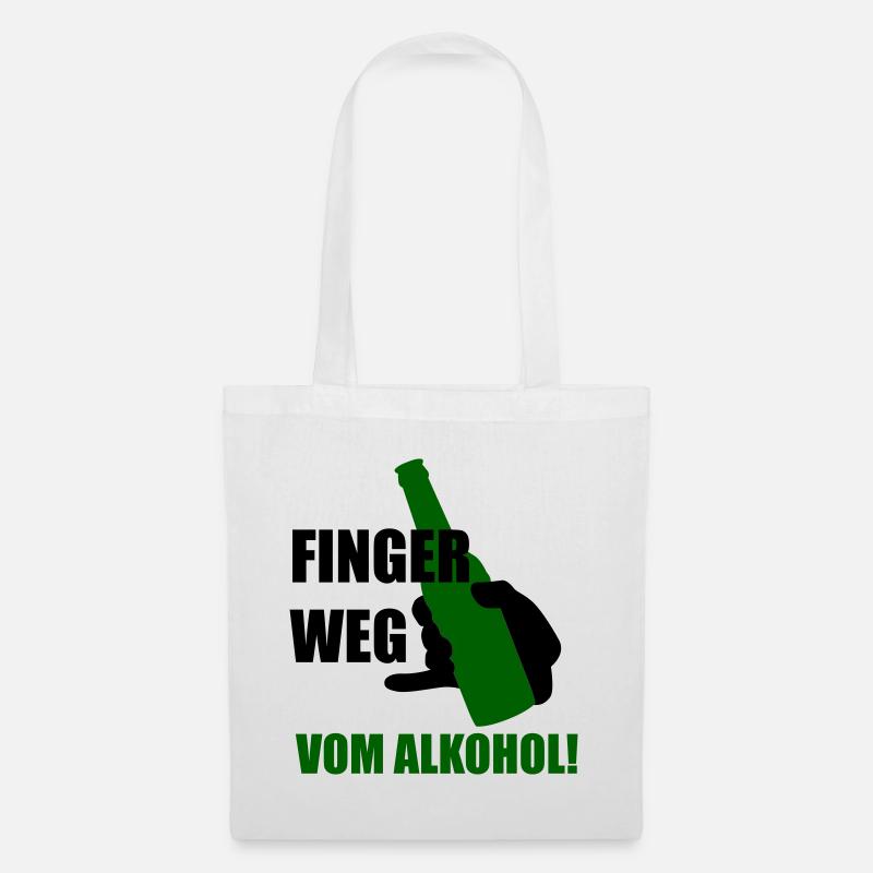 Éloignez-vous de l'alcool - Sac en tissu - blanc