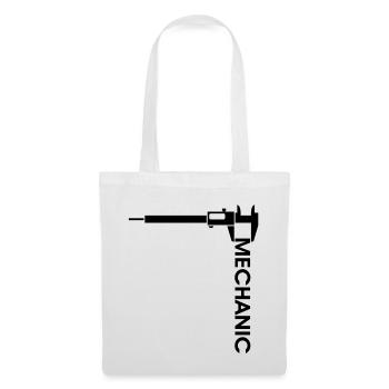 Mécanicien - Sac en tissu - blanc - Devant