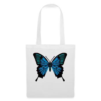 Papillon - Sac en tissu - blanc - Devant