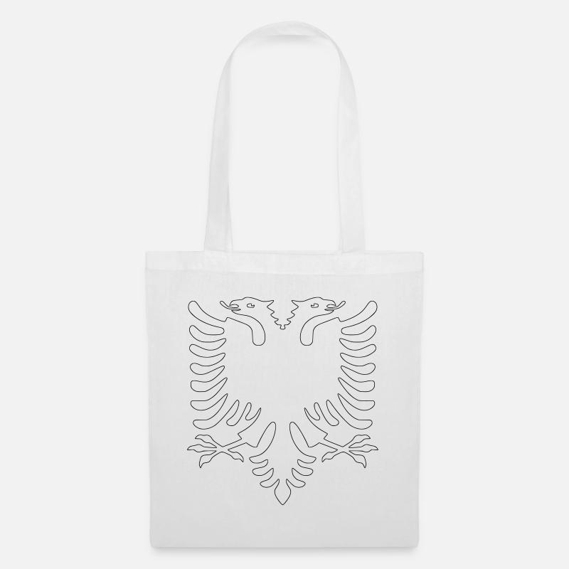 albanie Vektorgrafik - Stoffbeutel - Weiß