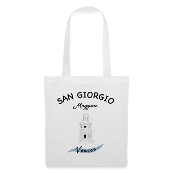 Phare de Venise, Île Majeure de San Giorgio - Sac en tissu - blanc - Devant