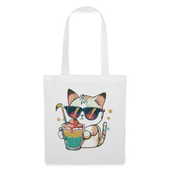 The Casual Cat - Tote Bag - white - Front
