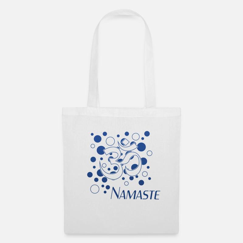 Namaste - Stoffbeutel - Weiß