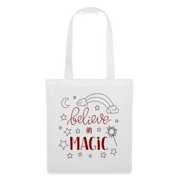 croire en la magie - Sac en tissu - blanc - Devant