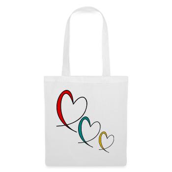 BONNE FÊTE. MAMAN. FÊTE DES MÈRES - Sac en tissu - blanc - Devant