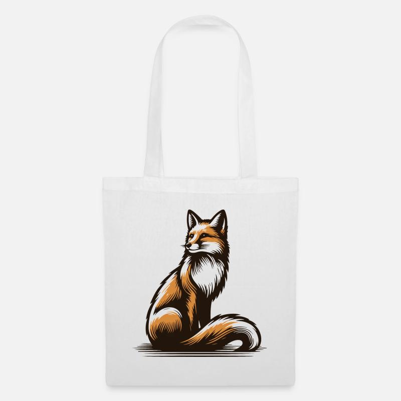 Fox - Stoffbeutel - Weiß