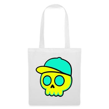 Casquette fluo Streetwear - Sac en tissu - blanc - Devant