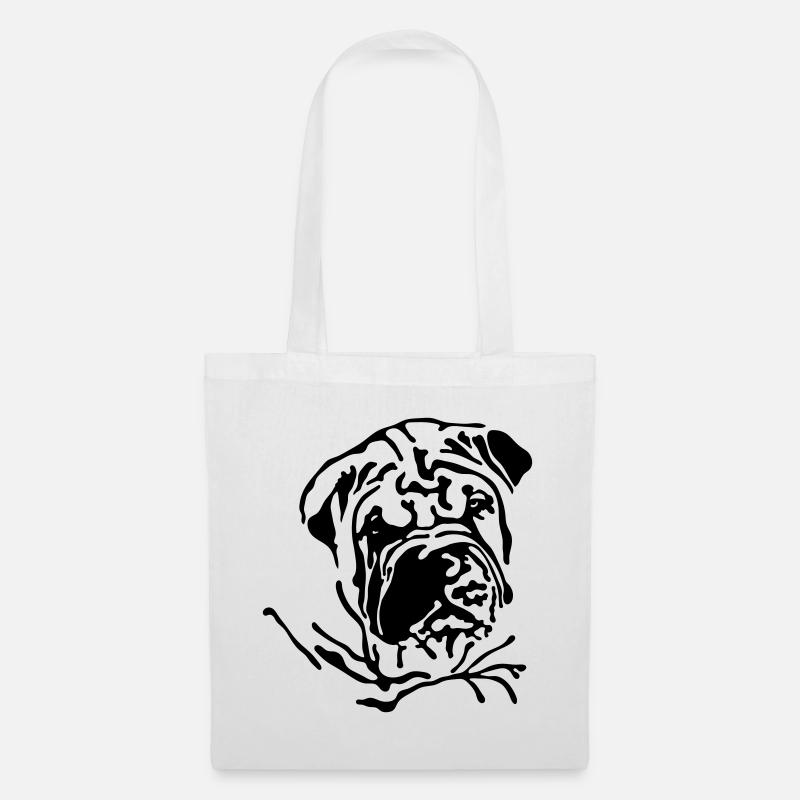 Shar-Pei - Stoffbeutel - Weiß