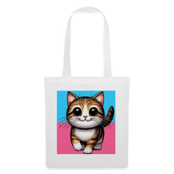 cat - Tote Bag - white - Front