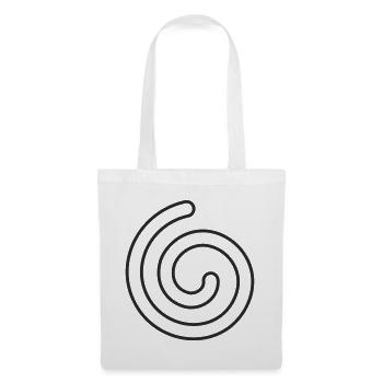 Spiral – symbol of lightness and development - Tote Bag - white - Front
