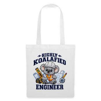 Ingenieur, Ingenieur, Daten, Bau- und Maschinenbau, Vater, - Stoffbeutel - Weiß - Vorne