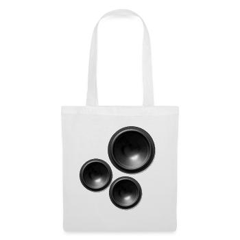 haut-parleurs haut-parleurs - Sac en tissu - blanc - Devant