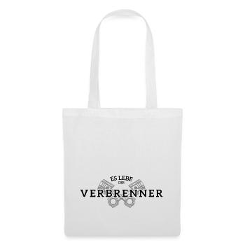 Es lebe der Verbrenner - Stoffbeutel - Weiß - Vorne