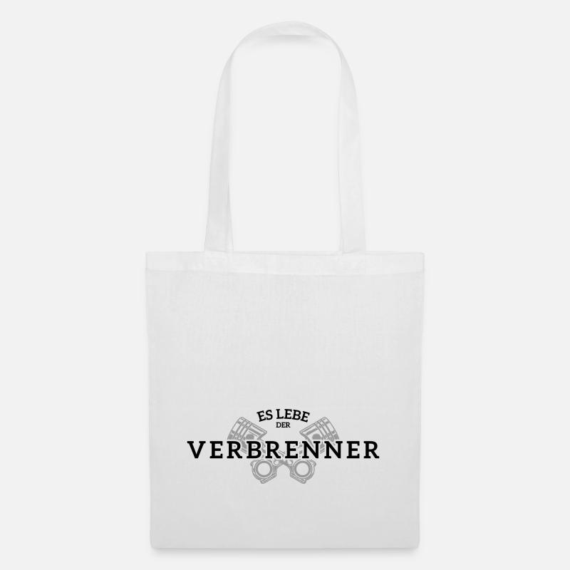 Es lebe der Verbrenner - Stoffbeutel - Weiß